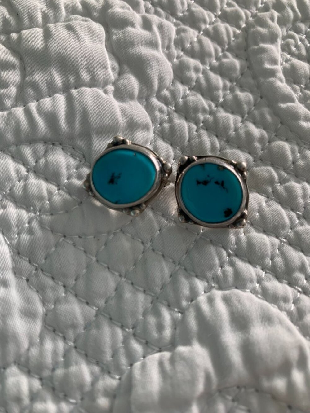 Zuni Vintage Turquoise Earrings